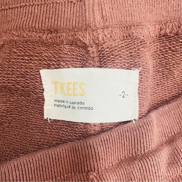 Tkees Core Sport Jogger Sweatpants Unisex Brown Cafe Size 2 - Picture 7 of 8